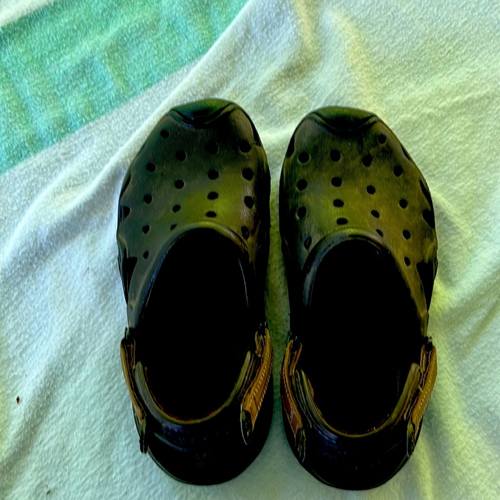 Crocs. Never worn.